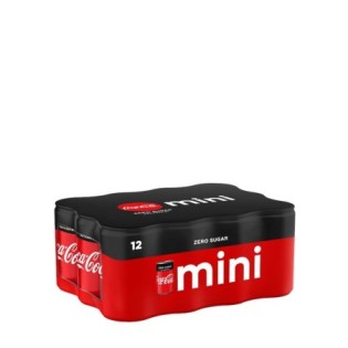 Coke No Sugar (0% Sugar) Pack x 12 (240ml Can)